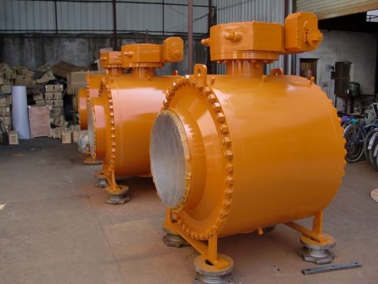 ราคาดี API607 บอลวาล์วดับเบิ้ลบล็อก, บอลวาล์วด้านข้าง WCB ออนไลน์