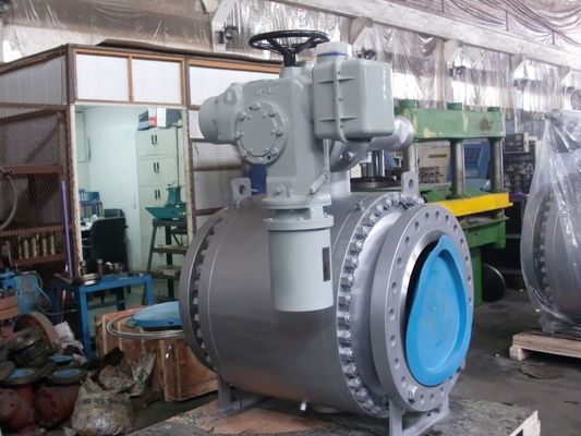 ราคาดี API 607 ​​วาล์วด้านข้างติดตั้ง Trunnion พร้อมตัวกระตุ้นไฟฟ้า ออนไลน์